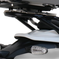 Top case GPR TECH compatible with  Royal Enfield Himalayan 450 2024/2025 e5 Plus GPR TECH Top case in aluminum, black color with specific plate included Capacity 35 LT.