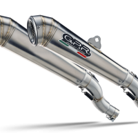 Scarico GPR compatibile con  Ducati Streetfighter 1100 2009-2012, Powercone Evo, Coppia di terminali di scarico omologati, forniti con db killer removibili e raccordi specifici