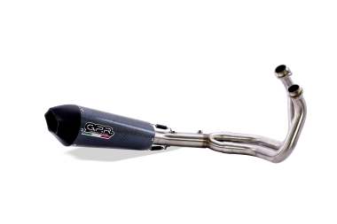 Scarico GPR compatibile con  Kawasaki Er 6 N - F  2012-2016, Gpe Ann. Poppy, Scarico completo omologato,fornito con db killer estraibile,catalizzatore e collettore