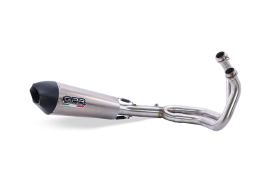 Scarico GPR compatibile con  Kawasaki Z 650 2021-2022, Gpe Ann. titanium, Scarico completo racing, fornito con db killer estraibile e collettore, non conforme per uso stradale