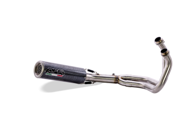 Scarico GPR compatibile con  Kawasaki Ninja 400 2018-2022, M3 Poppy , Scarico completo racing,fornito con collettore specifico, non legale per uso stradale