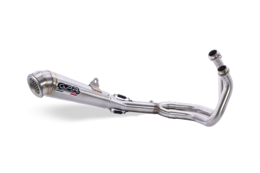 Scarico GPR compatibile con  Kawasaki Versys 650 2021-2022, Powercone Evo, Scarico completo racing, fornito con db killer estraibile e collettore, non conforme per uso stradale