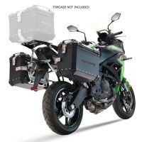 GPR TECH COMPATABILE CON Kawasaki Versys 650 2021/2022 e5 GPR TECH COPPIA DI VALIGIE LATERAL,I COLORE NERO, SERIE ALPI-TECH 38 LT. + 38 LT. CON TELAIO SPECIFICO 