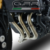 Scarico GPR compatibile con  Yamaha Mt-09 2021-2023, M3 Poppy , Scarico completo racing, fornito con db killer estraibile e collettore, non conforme per uso stradale