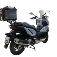 TOP CASE - BAULETTO GPR TECH COMPATABILE CON Bmw G 310 Gs 2017/2021 e4 GPR TECH BAULETTO TOP CASE ALPI-TECH 26 LT, COLORE NERO CON PIASTRA SPECIFICA 