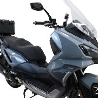 TOP CASE - BAULETTO GPR TECH COMPATABILE CON Bmw G 310 Gs 2017/2021 e4 GPR TECH BAULETTO TOP CASE ALPI-TECH 26 LT, COLORE NERO CON PIASTRA SPECIFICA 