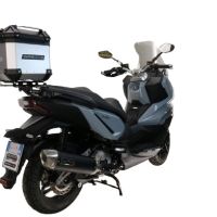 TOP CASE - BAULETTO GPR TECH COMPATABILE CON Bmw G 310 Gs 2017/2021 e4 GPR TECH BAULETTO TOP CASE ALPI-TECH 26 LT, COLORE ARGENTO CON PIASTRA SPECIFICA 