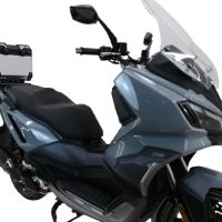 TOP CASE - BAULETTO GPR TECH COMPATABILE CON Bmw G 310 Gs 2017/2021 e4 GPR TECH BAULETTO TOP CASE ALPI-TECH 26 LT, COLORE ARGENTO CON PIASTRA SPECIFICA 
