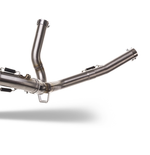 Scarico compatibile con Suzuki Sv 650 - S 1999-2002, Satinox , Terminale di scarico semi-completo, omologato, con db killer estraibile e raccordo specifico