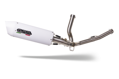 Exhaust compatible with Suzuki V-Strom DL650 2017-2020, Albus Evo4, Homologated legal Mid-full system exhaust, including removable db killer and catalyst 