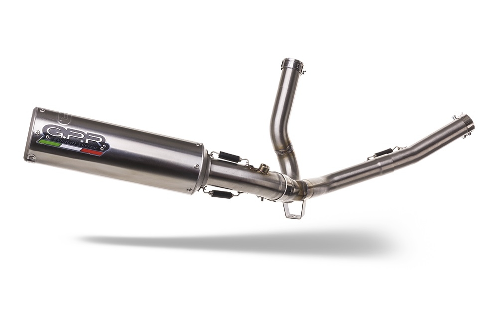 Scarico compatibile con Suzuki Sv 650 - S 2003-2010, M3 Inox , Scarico semi-completo omologato,fornito con db killer estraibile,catalizzatore e collettore