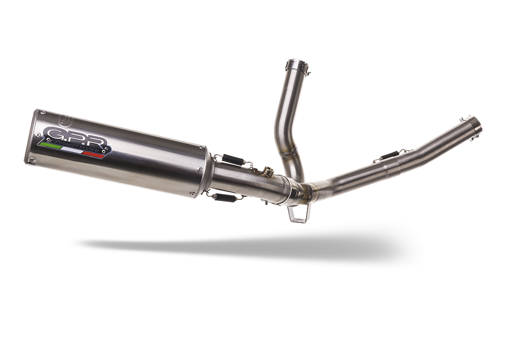 Exhaust compatible with Suzuki Sv 650 - S 1999-2002, M3 Inox , Homologated legal mid-full system exhaust including removable db killer 
