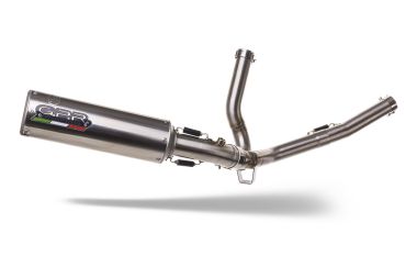 Scarico compatibile con Suzuki Sv 650 - S 1999-2002, M3 Inox , Terminale di scarico semi-completo, omologato, con db killer estraibile e raccordo specifico