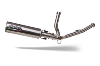 Exhaust compatible with Suzuki Sv 650 - S 1999-2002, M3 Inox , Homologated legal mid-full system exhaust including removable db killer 