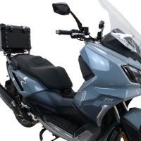 TOP CASE - BAULETTO GPR TECH COMPATABILE CON Bmw G 310 Gs 2017/2021 e4 GPR TECH BAULETTO TOP CASE ALPI-TECH 26 LT, COLORE NERO CON PIASTRA SPECIFICA 