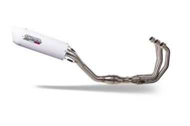 Scarico compatibile con Yamaha Tracer 9 2021-2024, Albus Evo4, Scarico completo omologato,fornito con db killer estraibile,catalizzatore e collettore