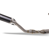 Exhaust compatible with Yamaha Tracer 9 2021-2024, M3 Poppy , Homologated legal full system exhaust, including removable db killer and catalyst 