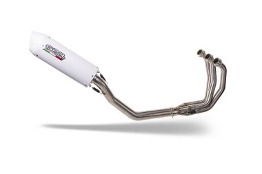 Exhaust compatible with Yamaha Tracer 900 GT 2018-2020, Albus Evo4, Homologated legal full system exhaust, including removable db killer and catalyst 