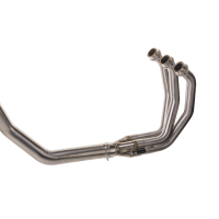 Scarico compatibile con Yamaha Mt-09 Tracer 900 2017-2020, Satinox , Scarico completo omologato,fornito con db killer estraibile,catalizzatore e collettore