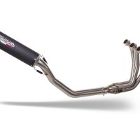 Exhaust compatible with Yamaha Tracer 900 GT 2018-2020, M3 Black Titanium, Homologated legal full system exhaust, including removable db killer and catalyst 
