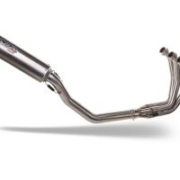 Scarico compatibile con Triumph Daytona 660 2023-2025, M3 Inox , Scarico completo omologato,fornito con db killer estraibile,catalizzatore e collettore