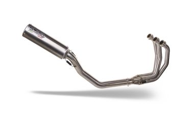 Exhaust compatible with Yamaha Tracer 900 GT 2018-2020, M3 Inox , Homologated legal full system exhaust, including removable db killer and catalyst 