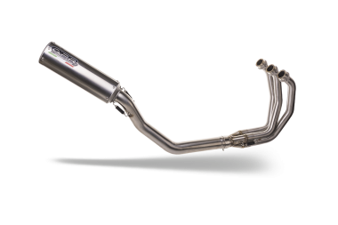 Scarico compatibile con Yamaha Mt-09 Tracer 900 2015-2016, M3 Inox , Scarico completo omologato,fornito con db killer estraibile e collettore