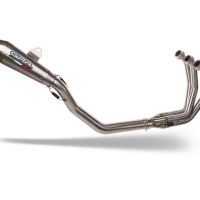 Scarico compatibile con Triumph Daytona 660 2023-2025, Powercone Evo, Scarico completo racing, fornito con db killer estraibile e collettore, non conforme per uso stradale