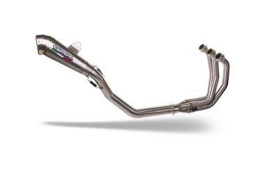 Scarico compatibile con Triumph Tiger Sport 660 2022-2024, Powercone Evo, Scarico completo omologato,fornito con db killer estraibile,catalizzatore e collettore