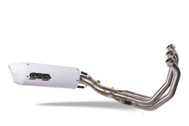 Exhaust compatible with Yamaha Mt-09 2017-2020, Albus Evo4, Homologated legal full system exhaust, including removable db killer and catalyst 