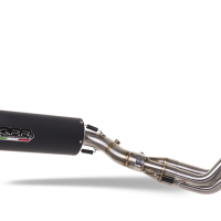 Exhaust compatible with Yamaha Mt-09 Tracer 900 2015-2016, Furore Nero, Homologated legal full system exhaust, including removable db killer and catalyst 