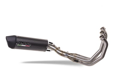 Exhaust compatible with Yamaha Tracer 900 GT 2018-2020, Gpe Ann. titanium, Racing full system exhaust, including removable db killer 
