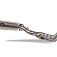 Scarico compatibile con Triumph Tiger Sport 660 2022-2024, M3 Inox , Scarico completo omologato,fornito con db killer estraibile,catalizzatore e collettore