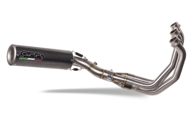 Exhaust compatible with Triumph Tiger Sport 660 2022-2024, M3 Poppy , Homologated legal full system exhaust, including removable db killer and catalyst 