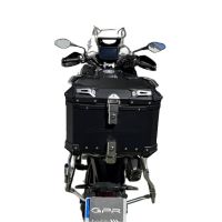 TOP CASE - BAULETTO GPR TECH COMPATABILE CON Voge 525DSX 2023/2025 e5 GPR TECH BAULETTO TOP CASE ALPI-TECH 35 LT. COLORE NERO CON PIASTRA SPECIFICA 