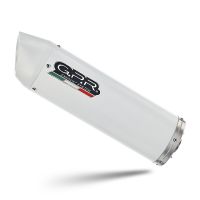 Scarico compatibile con Fantic Motor XMF 125 2025-2026, Albus Ceramic, Terminale di scarico Racing, con raccordo specifico e db killer estraibile, non conforme per uso stradale