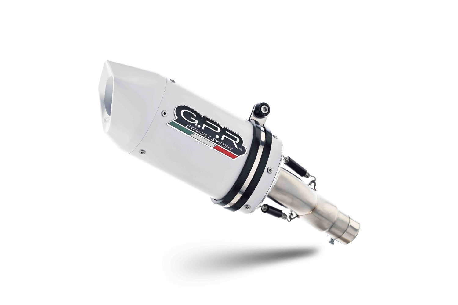 Exhaust compatible with Ktm Rc 390 2022-2024, Albus Evo4, Homologated legal slip-on exhaust including removable db killer and link pipe 