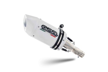 Exhaust compatible with Suzuki Gsx-S 1000 GT 2017-2020, Albus Evo4, Homologated legal slip-on exhaust including removable db killer and link pipe 