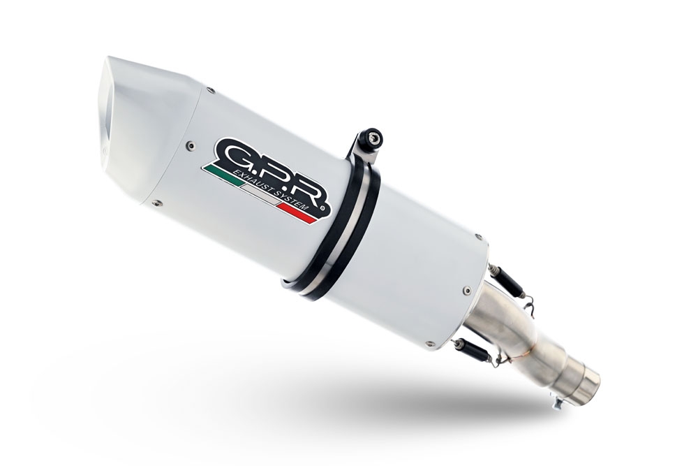 Exhaust compatible with Ktm SMT 890 2025-2026, Albus Evo4, Homologated legal slip-on exhaust including removable db killer and link pipe 
