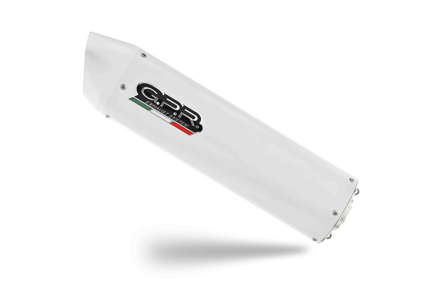 Scarico compatibile con Can Am Spyder 1000 St -Sts 2013-2016, Albus Ceramic, Terminale di scarico omologato,fornito con db killer estraibile,catalizzatore e collettore