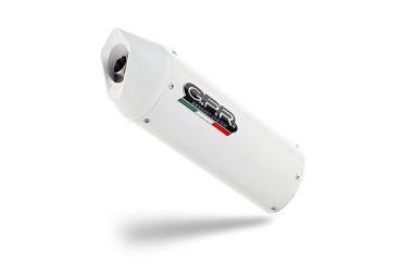 Exhaust compatible with Ducati Hypermotard 796 2010-2012, Albus Ceramic, Homologated legal Mid-full system exhaust, including removable db killer and catalyst 