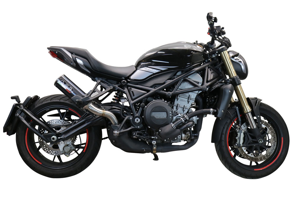 Scarico GPR compatibile con  Benelli 752 S 2019-2021, M3 Poppy , Scarico omologato, silenziatore con db killer estraibile e raccordo specifico