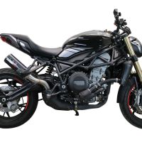 Scarico GPR compatibile con  Benelli 752 S 2019-2021, M3 Poppy , Scarico omologato, silenziatore con db killer estraibile e raccordo specifico