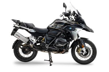 Scarico compatibile con Bmw R 1250 Gs -Adventure 2021-2024, Furore-X Titanio, Scarico omologato, silenziatore con db killer estraibile e raccordo specifico