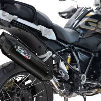 Scarico compatibile con Bmw R 1250 Gs -Adventure 2019-2020, Furore-X Titanio Nero, Scarico omologato, silenziatore con db killer estraibile e raccordo specifico