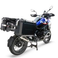 GPR TECH COMPATIBILE CON Bmw R 1300 GS Adventure 2024/2026 GPR TECH COPPIA DI VALIGIE LATERAL,I COLORE NERO, SERIE ALPI-TECH 38 LT. + 38 LT. CON TELAIO SPECIFICO 