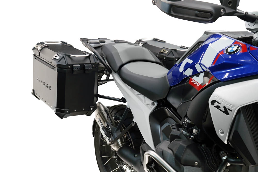 GPR TECH COMPATIBILE CON Bmw R 1300 GS Adventure 2024/2026 GPR TECH COPPIA DI VALIGIE LATERAL,I COLORE NERO, SERIE ALPI-TECH 38 LT. + 38 LT. CON TELAIO SPECIFICO 