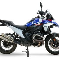 Scarico GPR compatibile con  Bmw R 1300 GS 2024-2026, Deeptone Duplex, Coppia di terminali di scarico omologati, forniti con db killer removibili e raccordi specifici