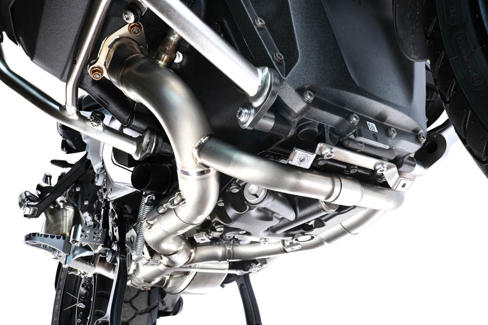 Scarico GPR compatibile con  Bmw R 1300 GS Adventure 2024-2026, Decatalizzatore Full Titanium, Collettore decatalizzore, applicazione racing