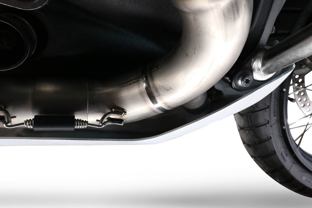 Scarico GPR compatibile con  Bmw R 1300 GS Adventure 2024-2026, Decatalizzatore Full Titanium, Collettore decatalizzore, applicazione racing